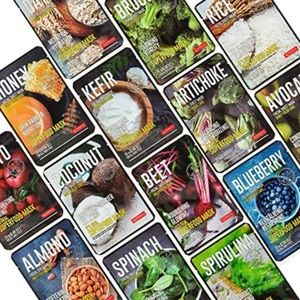 Dermal Super Food Facial Masks (14 pieces)